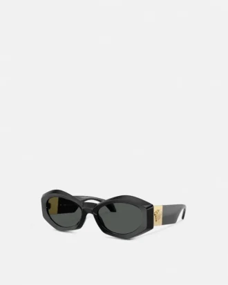 Medusa Plaque Geometric Sonnenbrille