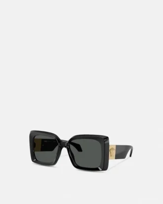 Medusa Plaque Maxi Sonnenbrille