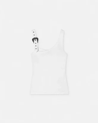Ripp-Tanktop mit Barockschnalle